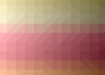 Abstract color Low-Polygones Generative Art background illustration