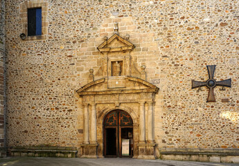 Jakobsweg: Kathedrale der Dame von der Eiche in Ponferrada, Spanien