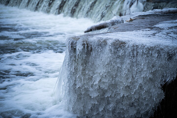 iced waterfall