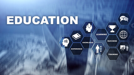 Education, Learning, Study Concept. Capacity development. Training personal development. Mixed media business