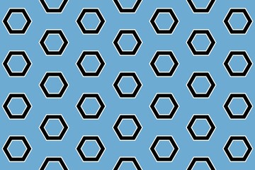 Simple geometric pattern in the colors of the national flag of Botswana