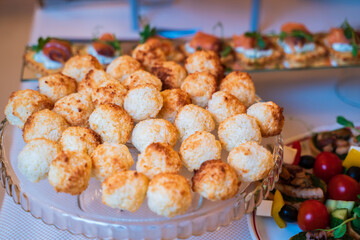 buffet salad canapes holiday food