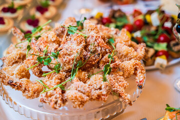 buffet salad canapes holiday food