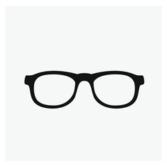 Glasses vector icon.  Editable stroke. Linear style sign for use on web design and mobile apps, logo. Symbol illustration. Pixel vector graphics - Vector