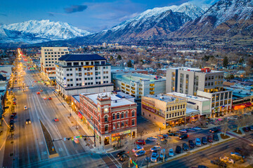 Downtown Provo Utah Winter 3