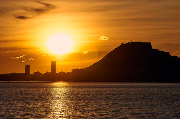 Sunset at the castle 