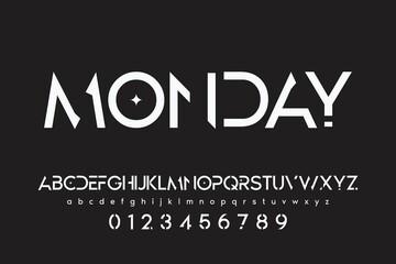 Obraz premium typeface vector design, classic lettering, alphabet font, gray ang orange style background