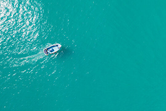 Aerial photograph of Looe, Cornwall, England.