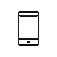 smartphone flat design icon vector