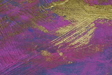 Texture materica dipinta con effetto spatolato in varie tonalità che spaziano dal rosa al viola,...