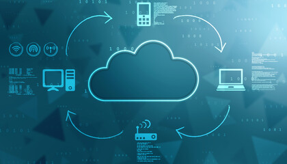 Digital Abstract technology background,2d illustration