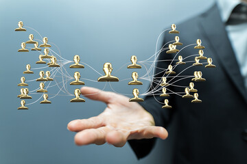 team hierarchy connection group digital