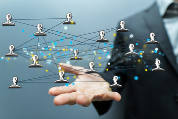 conference Digital Network and data concept
