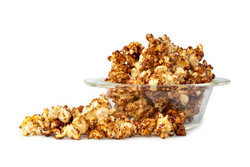 Chop coriander in a white bowl isolated on white background with Clipping Path