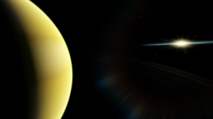 Beauty of deep space. Billions of galaxy in the universe 3D illustration