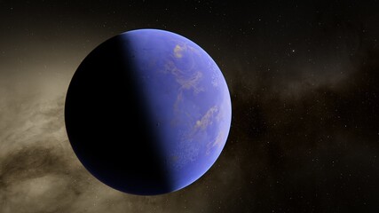 Obraz premium Beauty of deep space. Billions of galaxy in the universe 3D illustration