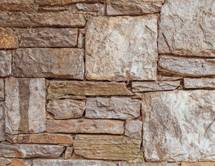 stone wall closeup, textured pattern natural background