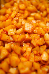 Cooked potatoes