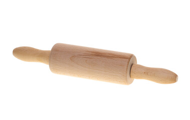 rolling pin on white background. High quality photo