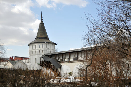 St. Daniel Monastery In Moscow. The Tower Of The Monastery.