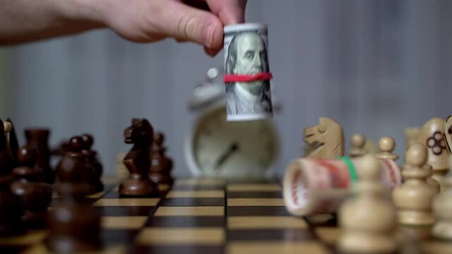 dollars and rubles on the chessboard, the concept of confrontation
