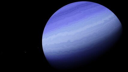 Planets and galaxy, science fiction wallpaper, beauty of deep space 3d render