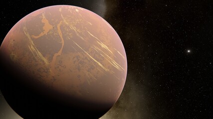 Billions of galaxy in the universe Cosmic art background 3d render
