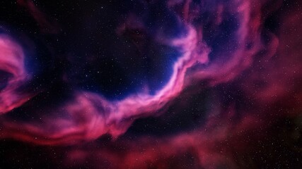Space background with nebula and stars, nebula in deep space 3d render