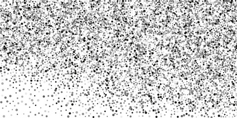  Silver glitter confetti on a white background.  Luxury festive background. Decorative element. Element of design. Vector illustration, EPS 10.