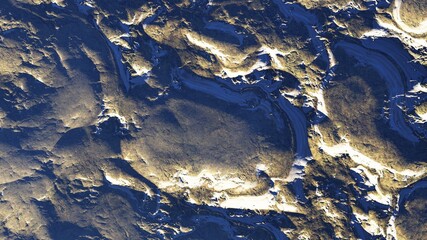 texture of the exo planet, abstract texture 3d render