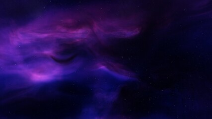 Naklejka na ściany i meble nebula in deep space, magic color galaxy, infinite universe and starry night. 3d render