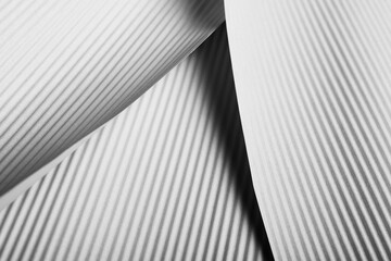 Obraz premium Abstract design of monochrome grey paper background, wrapping. Copy space.