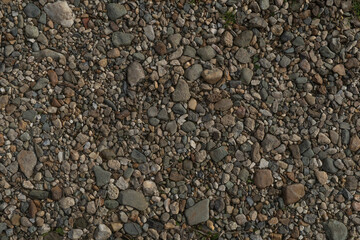 Texture Of Many Crushed Stones