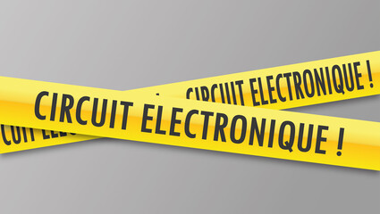 Logo circuit électronique.