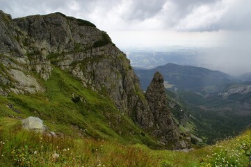 Fototapeta na wymiar Kasprowy Wierch mountain in Poland