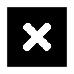 Obraz premium Wrong marks, Cross marks, Rejected, Disapproved, No, False, Not Ok, Wrong Choices, Task Completion, Voting. - vector mark symbols. White outline design. Isolated icon.