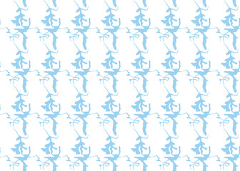 Naklejka na ściany i meble Vector texture background, seamless pattern. Hand drawn, blue, white colors.