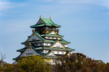 Fototapeta premium [大阪府]春の大阪城天守閣