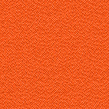 Vector seamless texture of basketball ball. Realistic pattern of  synthetic leather with chaotic dots. Orange sports background. Square empty surface with repeating bumps.