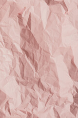 Fototapeta premium Pink paper crumpled texture