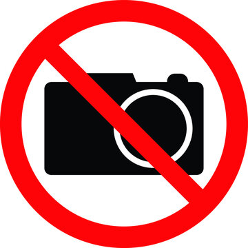 No Photography Sign