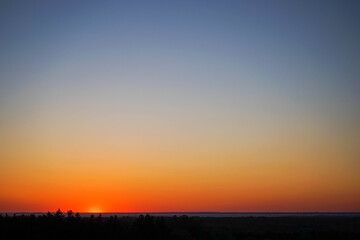 Buffalo NY Chestnut Ridge Sunset