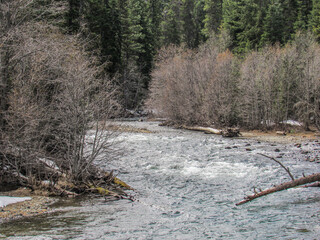 river in winter