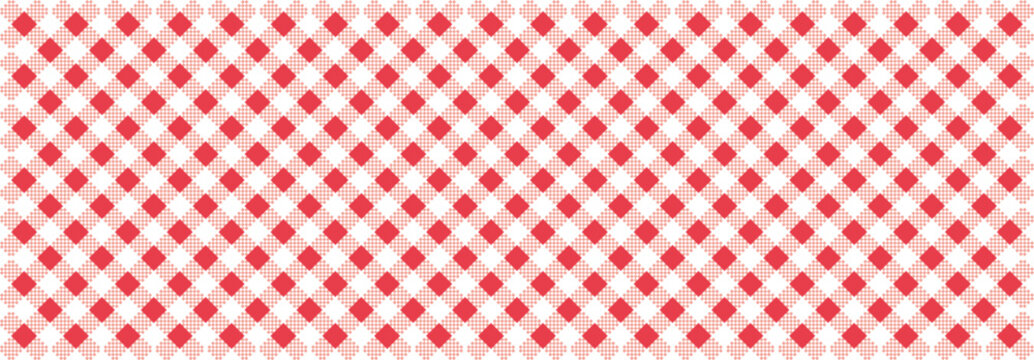 red fabric pattern texture - vector textile background for your design	