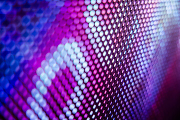 CloseUp LED blurred screen. LED soft focus background. abstract background ideal for design.