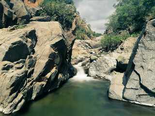 waterfall in yosemite