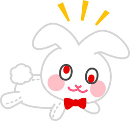 白いうさぎのぬいぐるみ