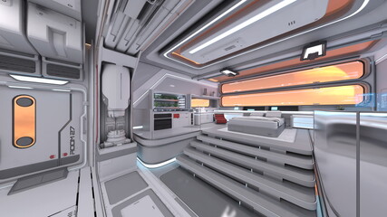 宇宙船内部 © tsuneomp