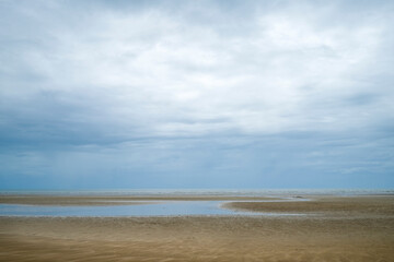 Casuarina Beach on an overcast day, in a suburb of Darwin, Northern Territory, Australia