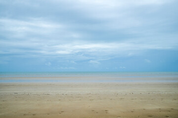 Fototapeta na wymiar Casuarina Beach on an overcast day, in a suburb of Darwin, Northern Territory, Australia